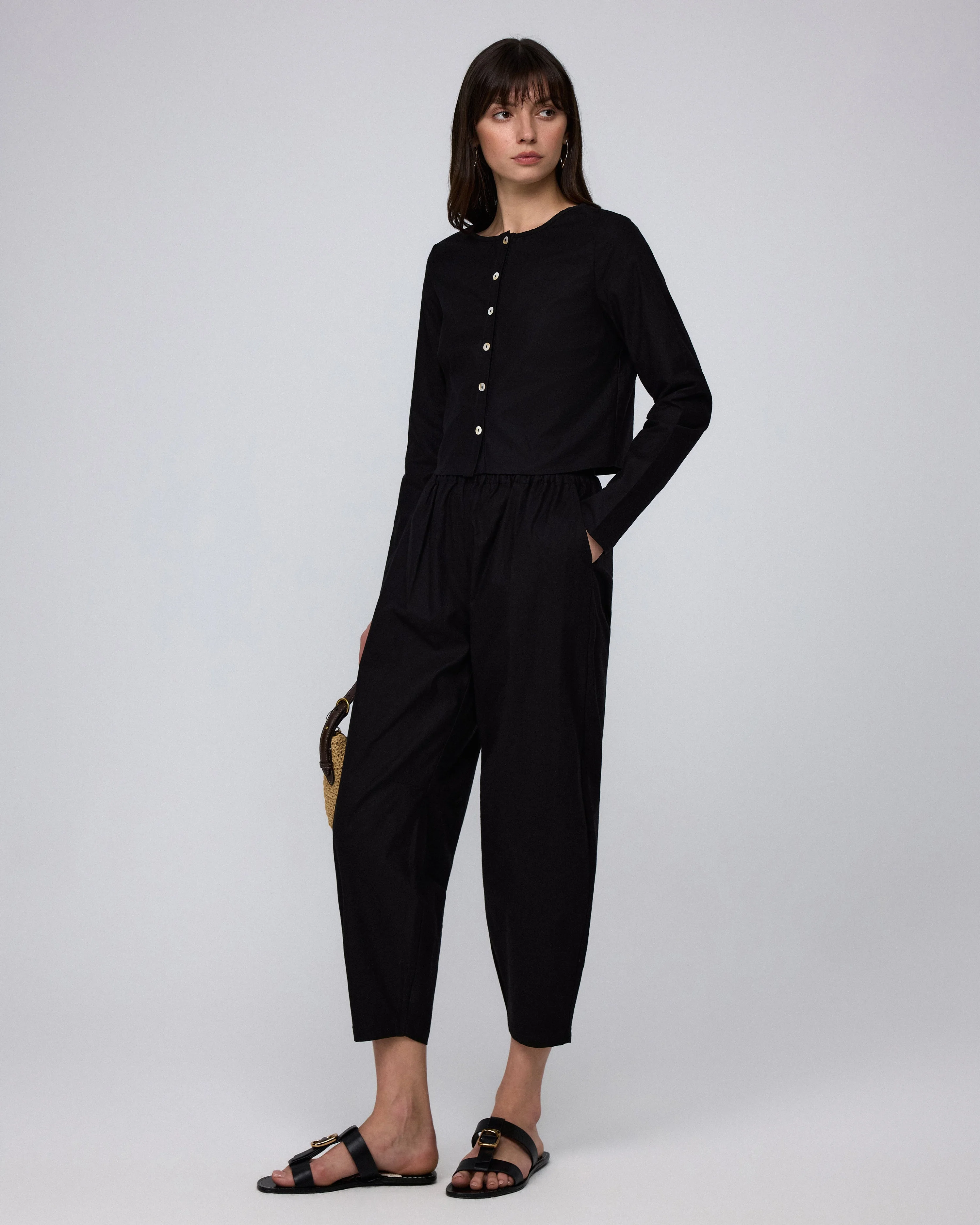 Aella Mid Rise Relaxed Pants - Image 3