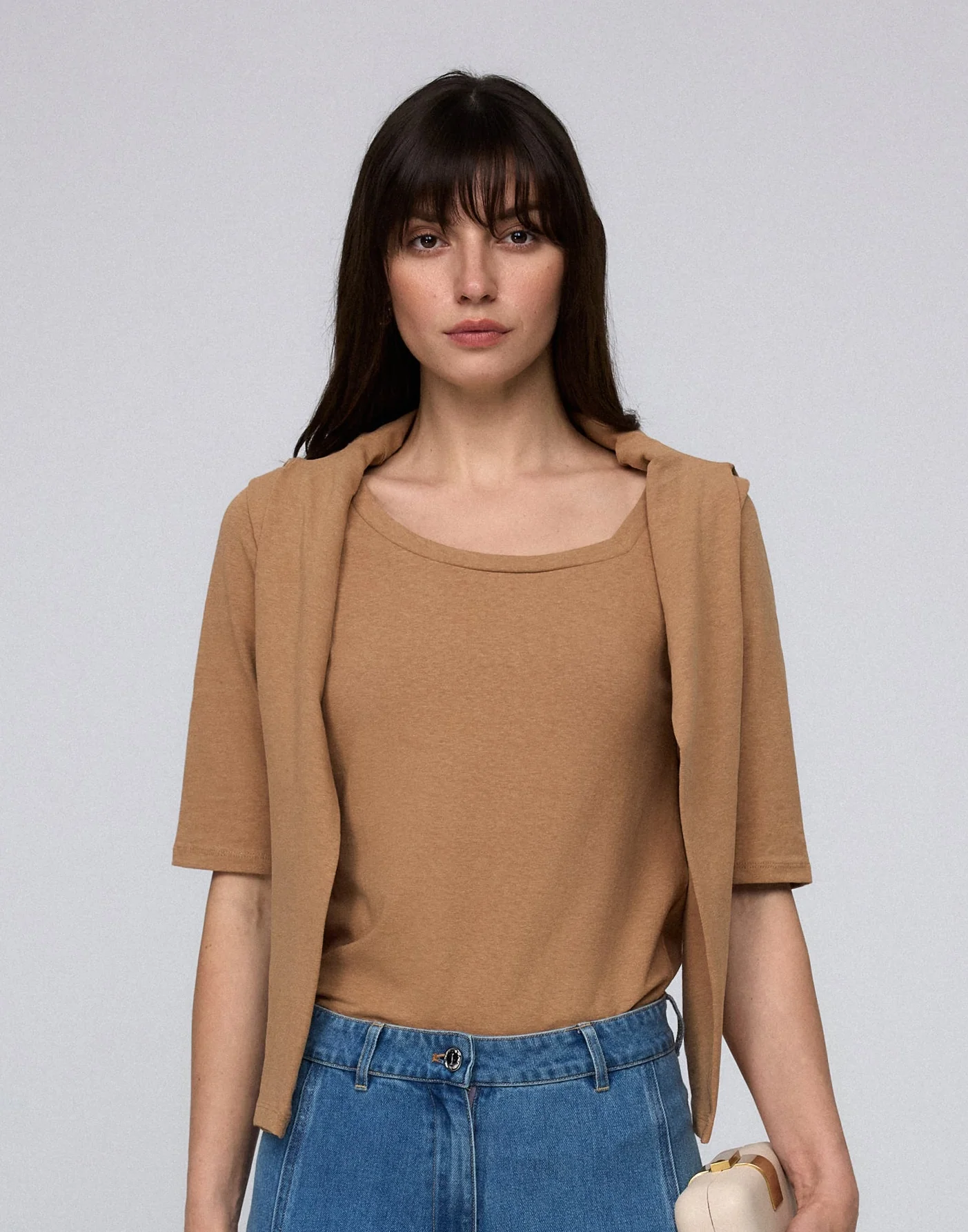 Hemp Essentials Asymmetrical Neckline Tee - Image 3