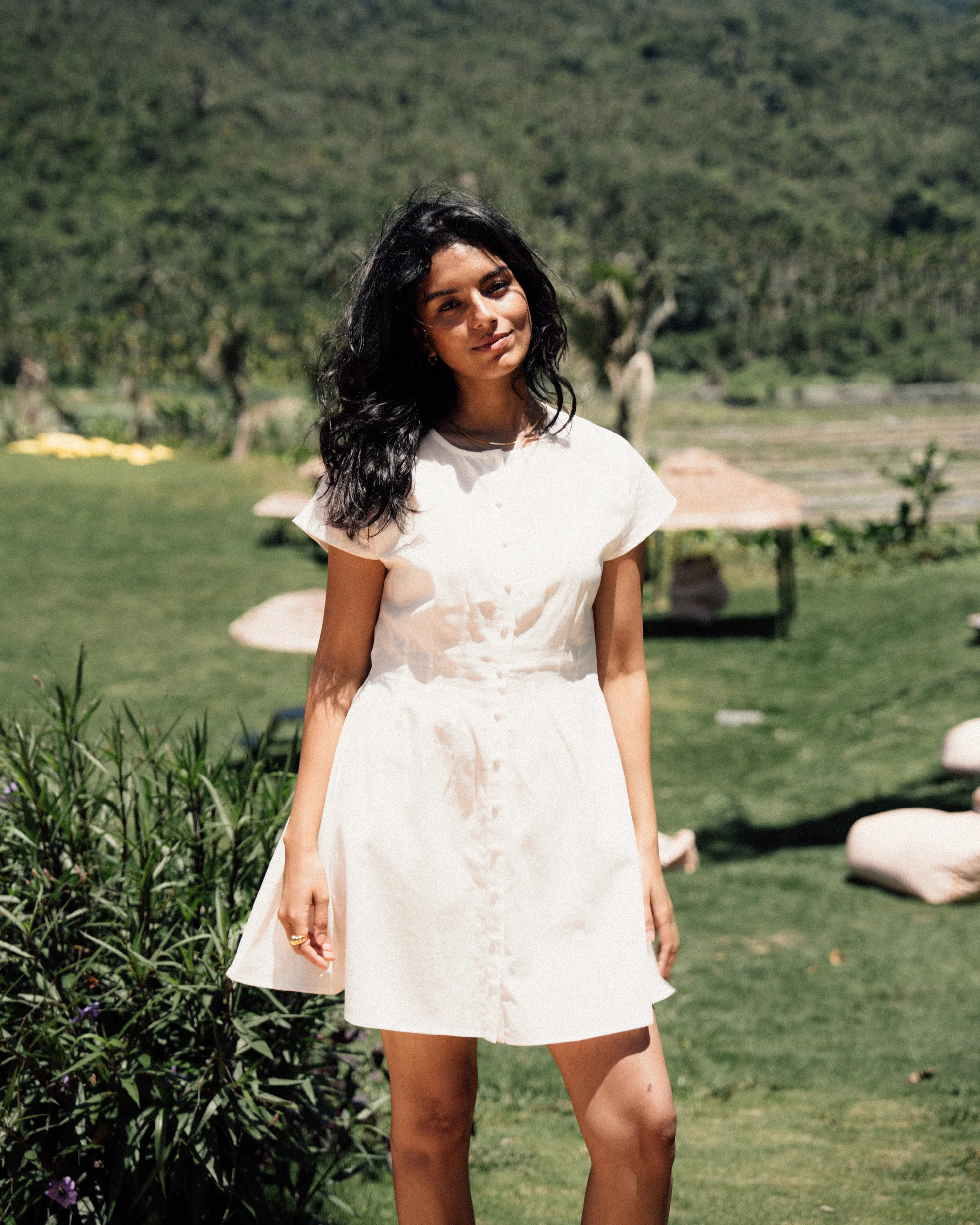 Flora Pleated Shirt Dress - Image 8