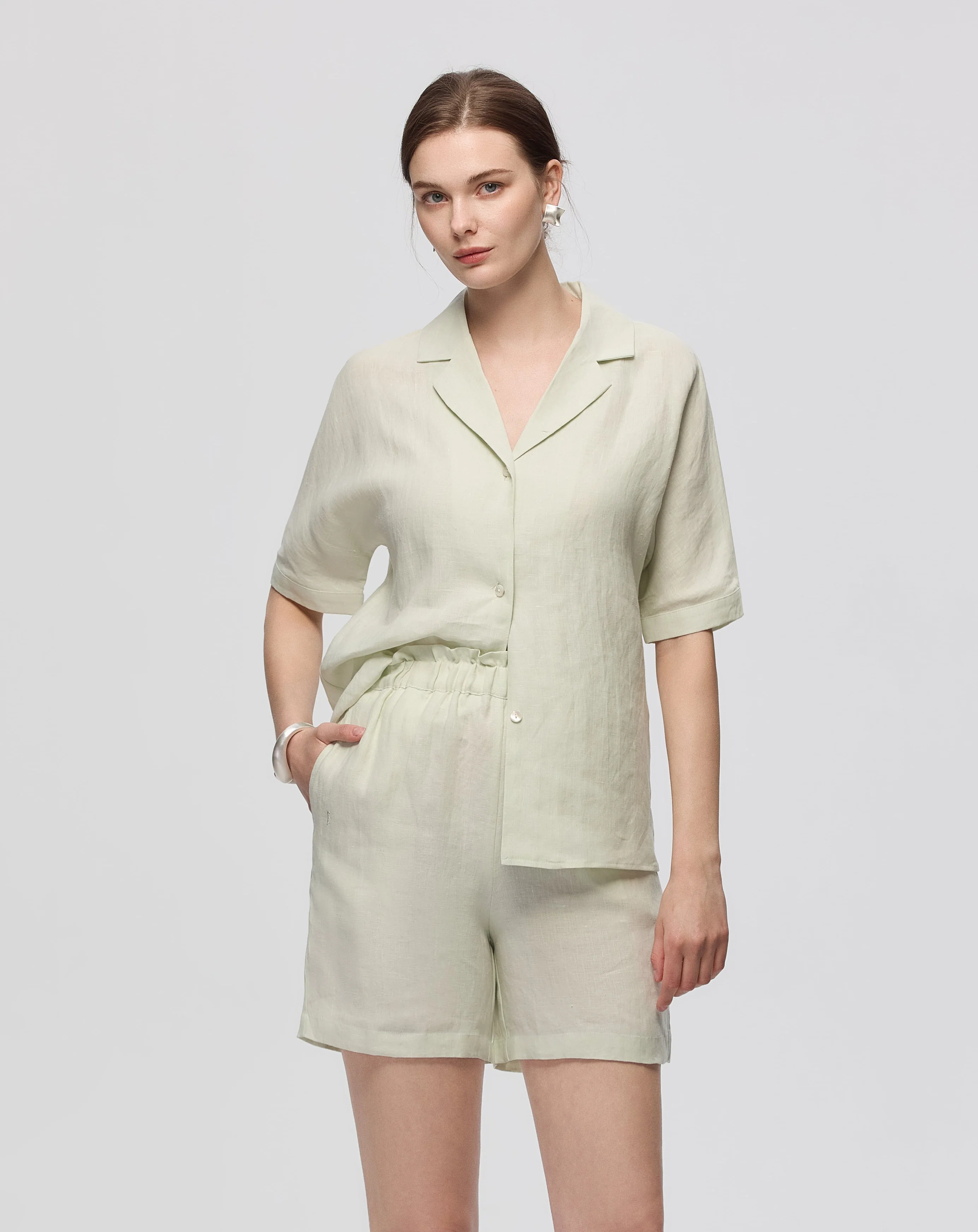 Juana Hemp Pull-on Shorts - Image 3