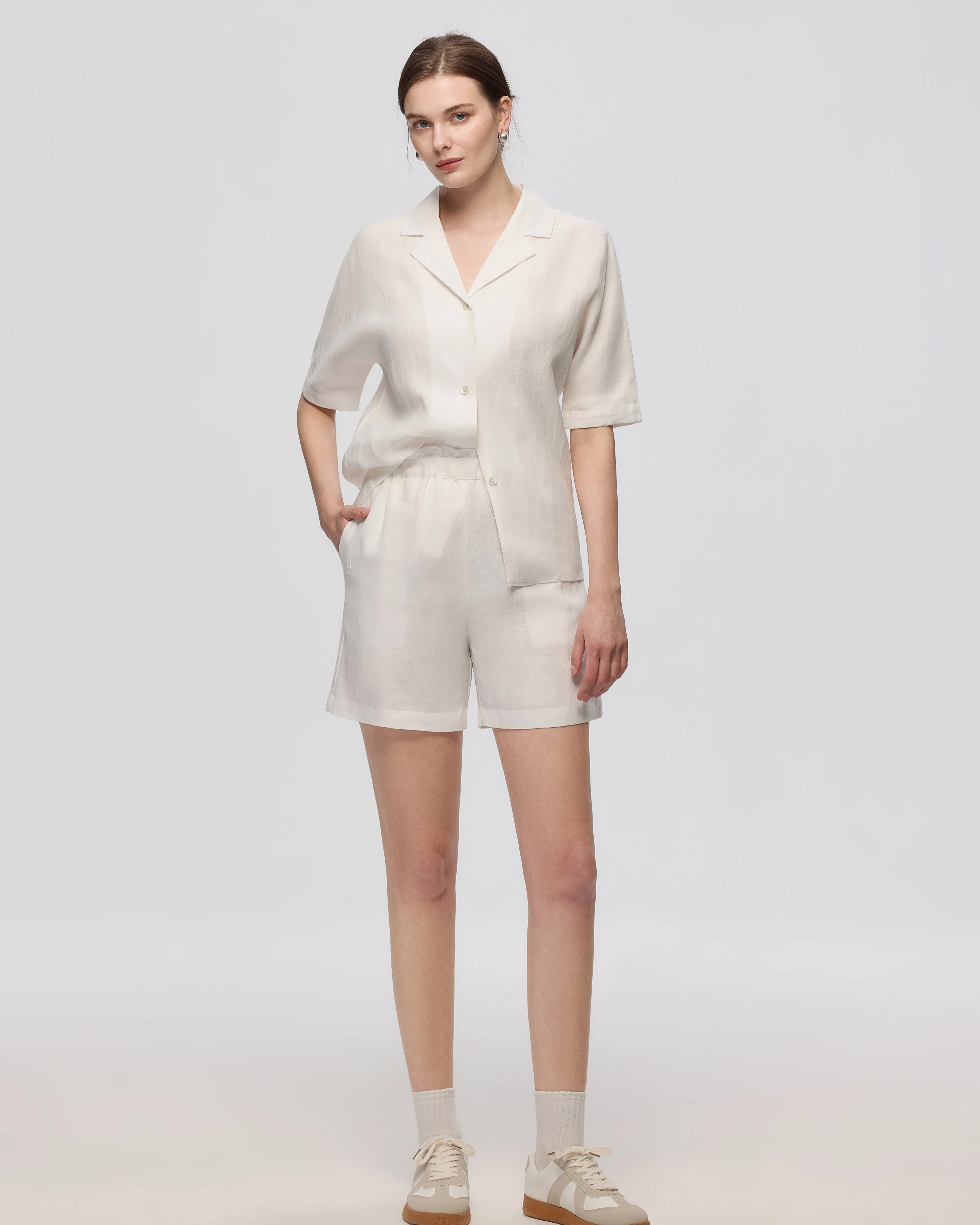 Juana Hemp Pull-on Shorts - Image 4