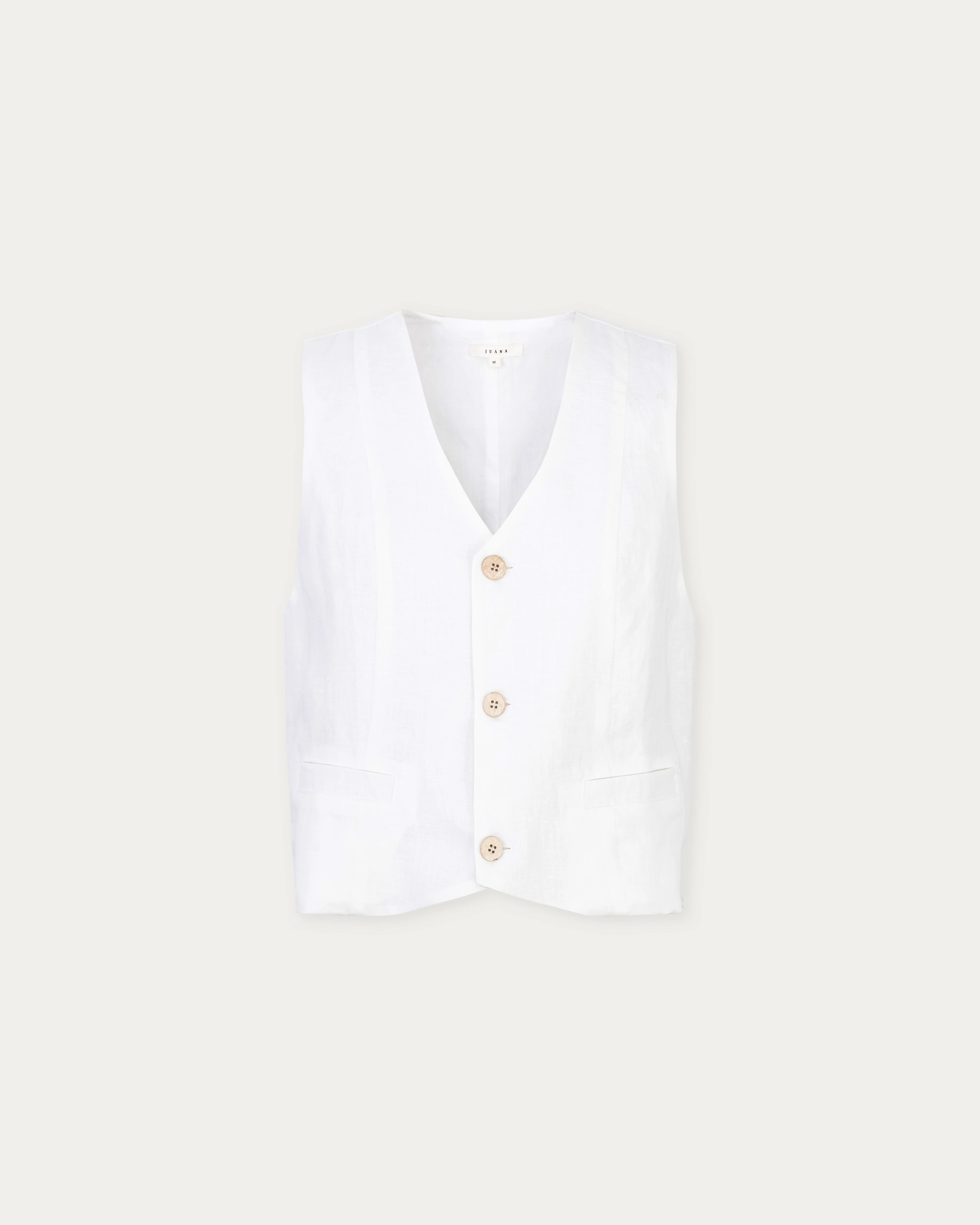 Juana Hemp Tailored Vest - Image 2