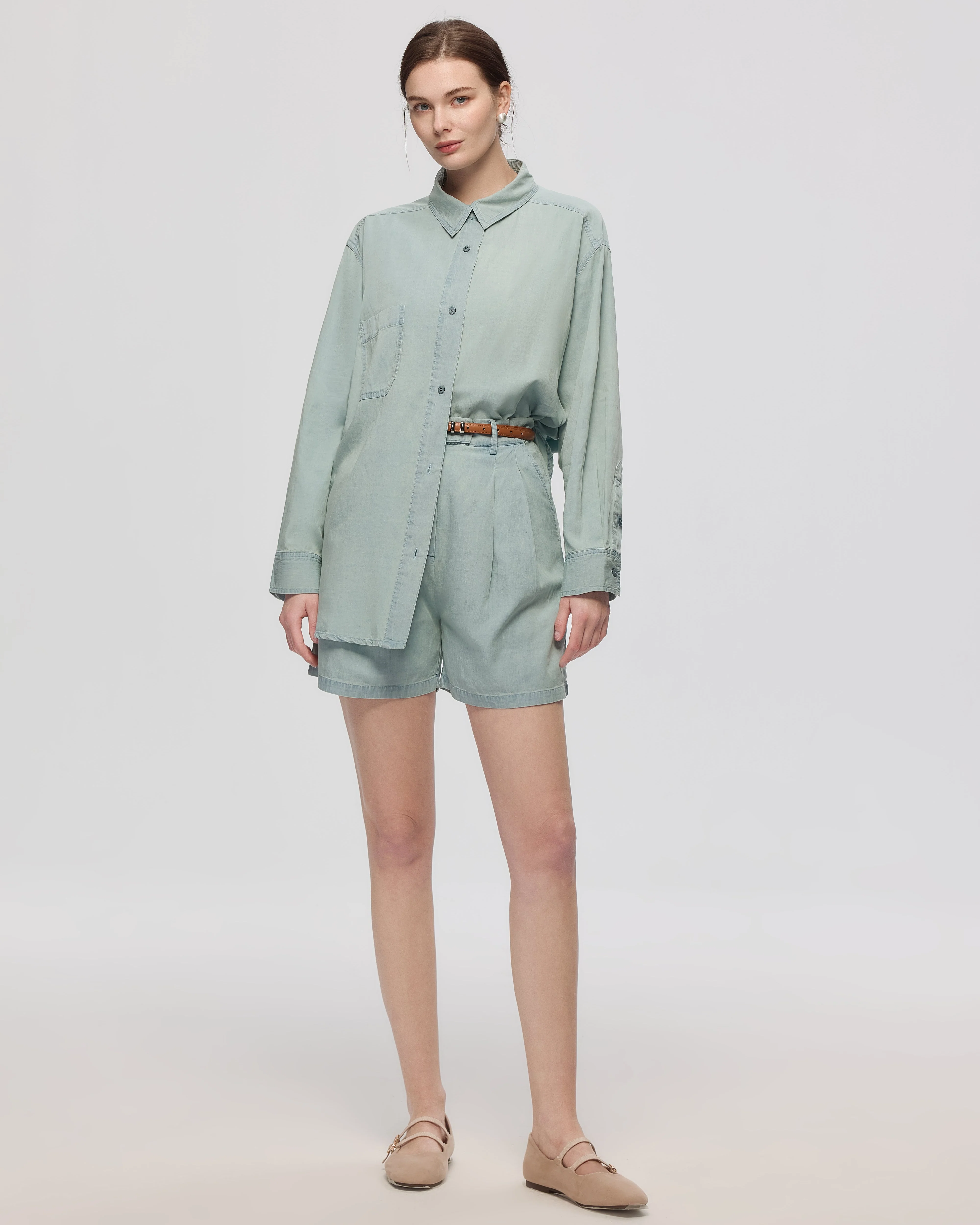 Lyricist Pleated Shorts - Image 3