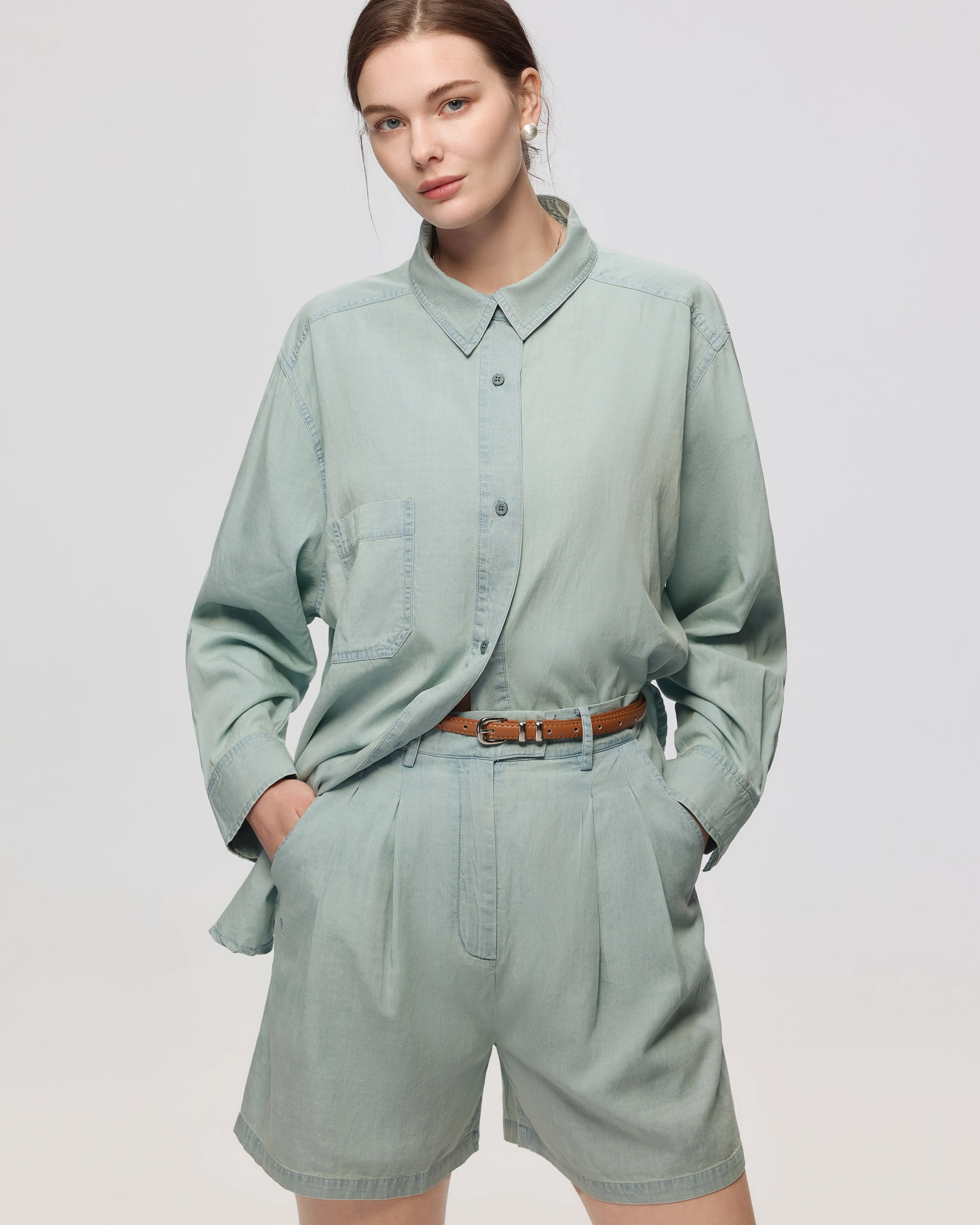 Lyricist Pleated Shorts - Image 4