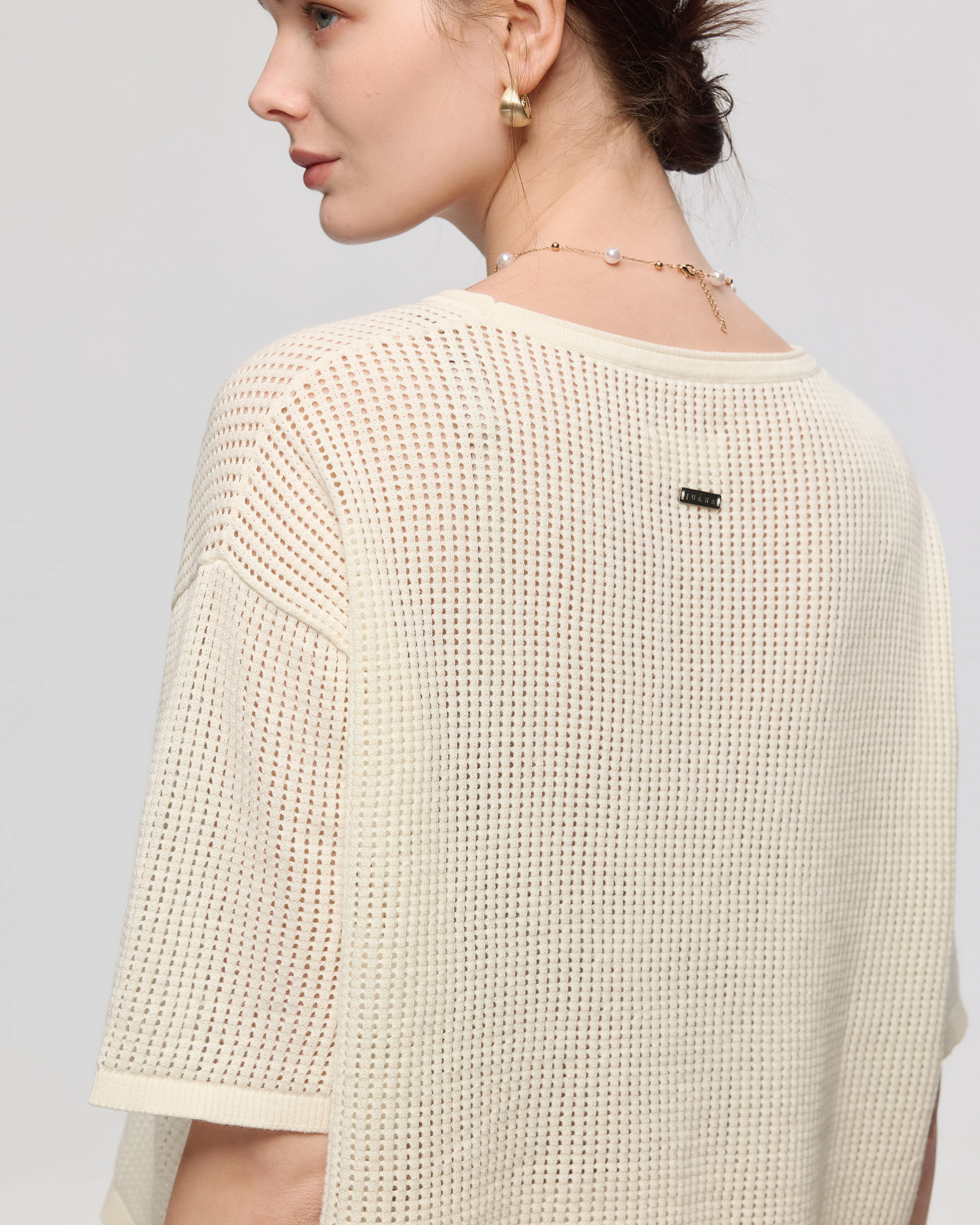 Marina Crochet Tee - Image 5
