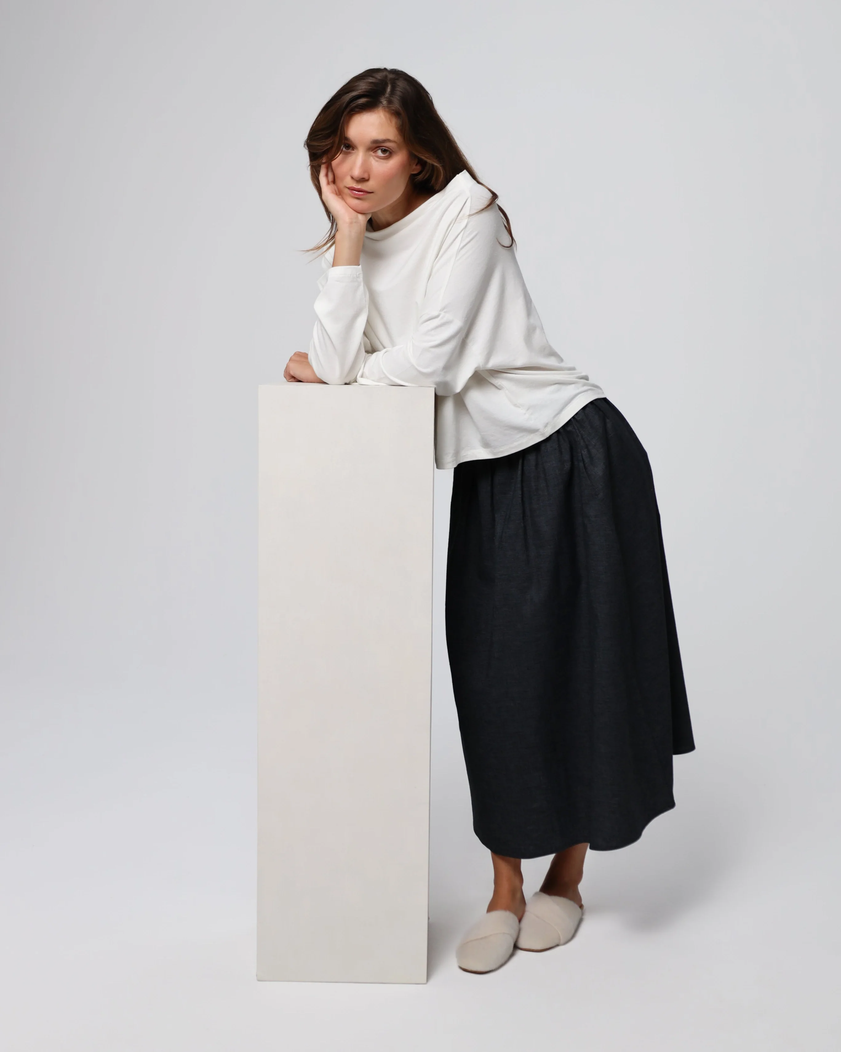 Juana Hemp Blend Maxi Skirt - Image 3