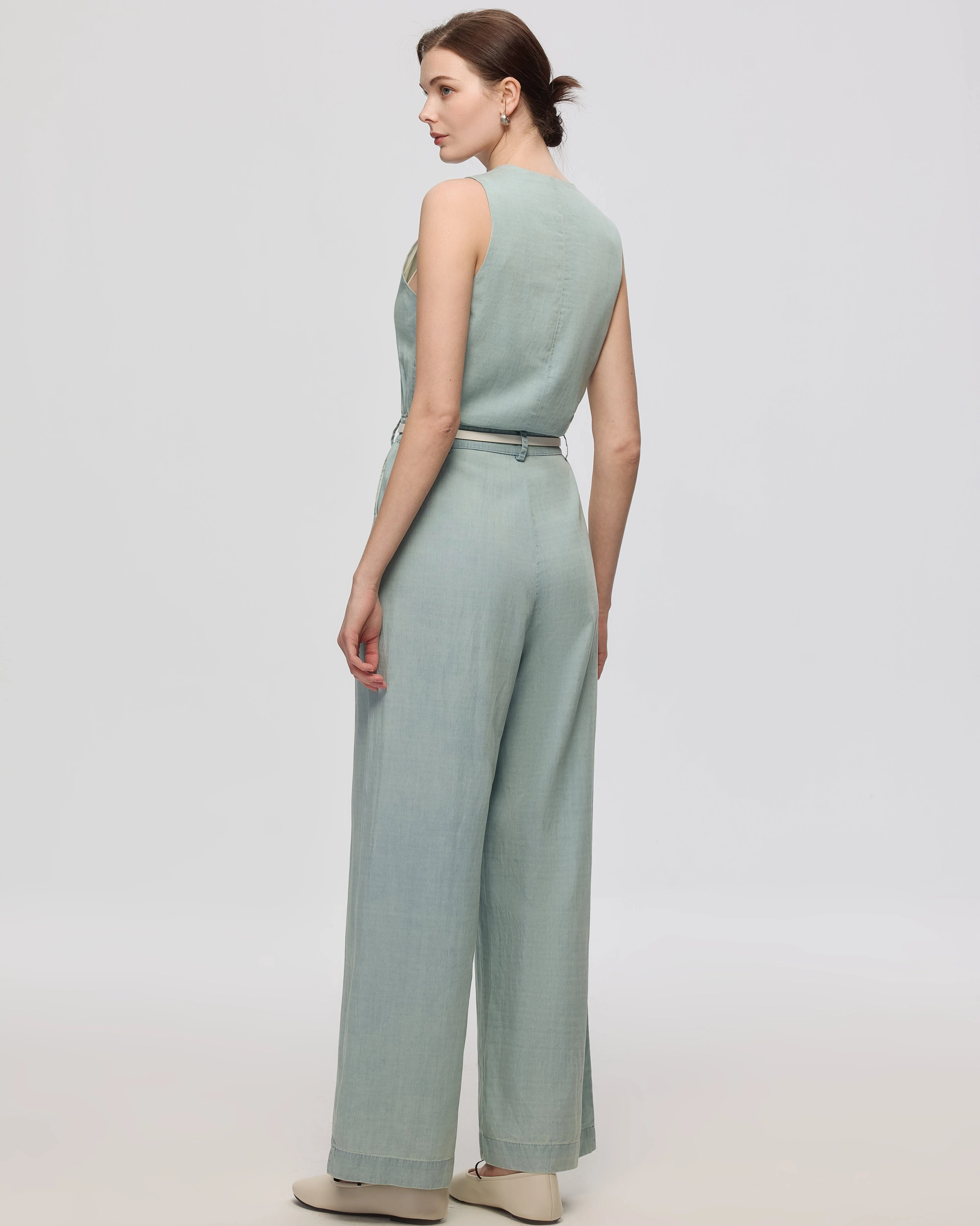 Nahla Chambray Jumpsuit - Image 7