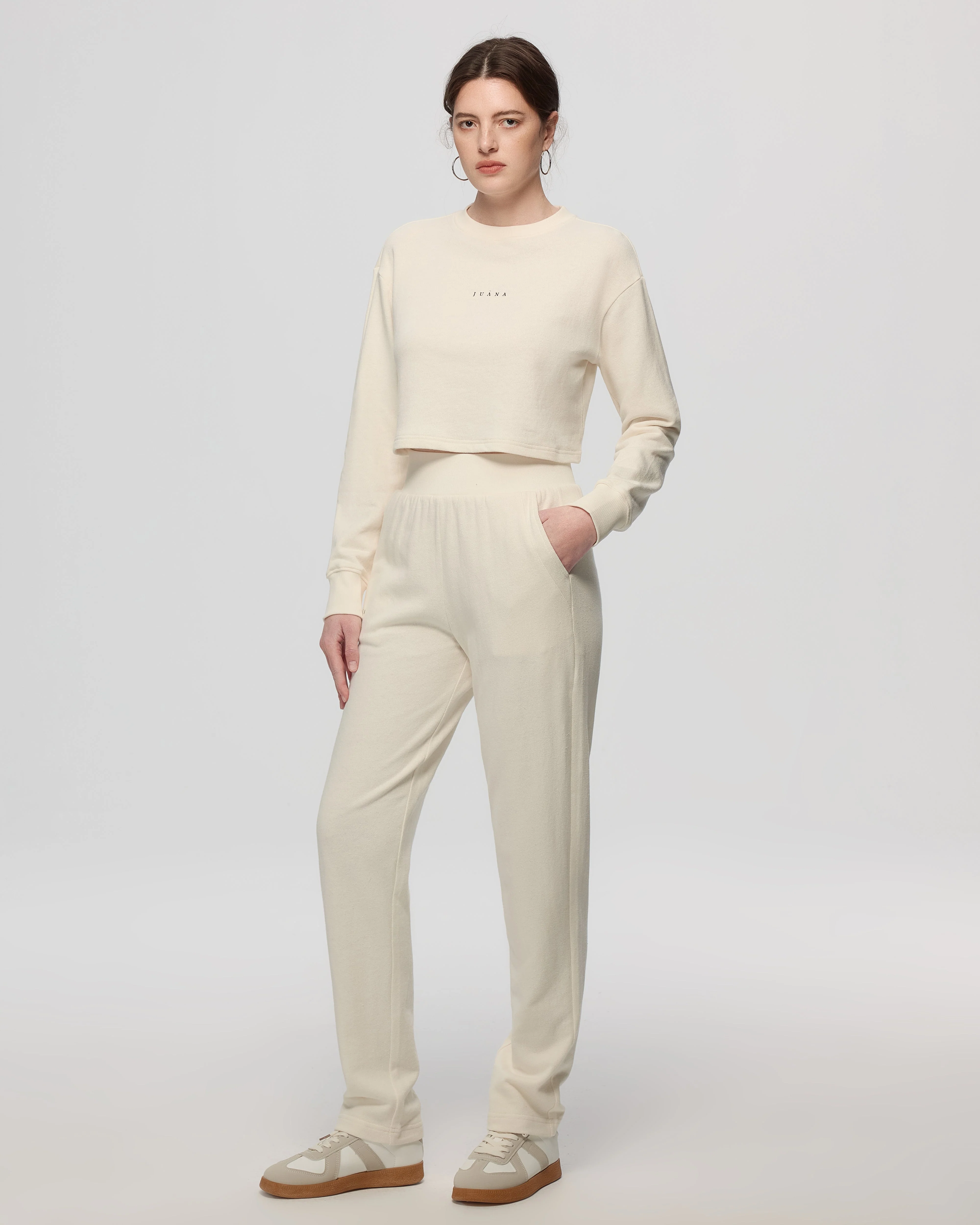 Off Hours Natural Crewneck Sweater - Image 4