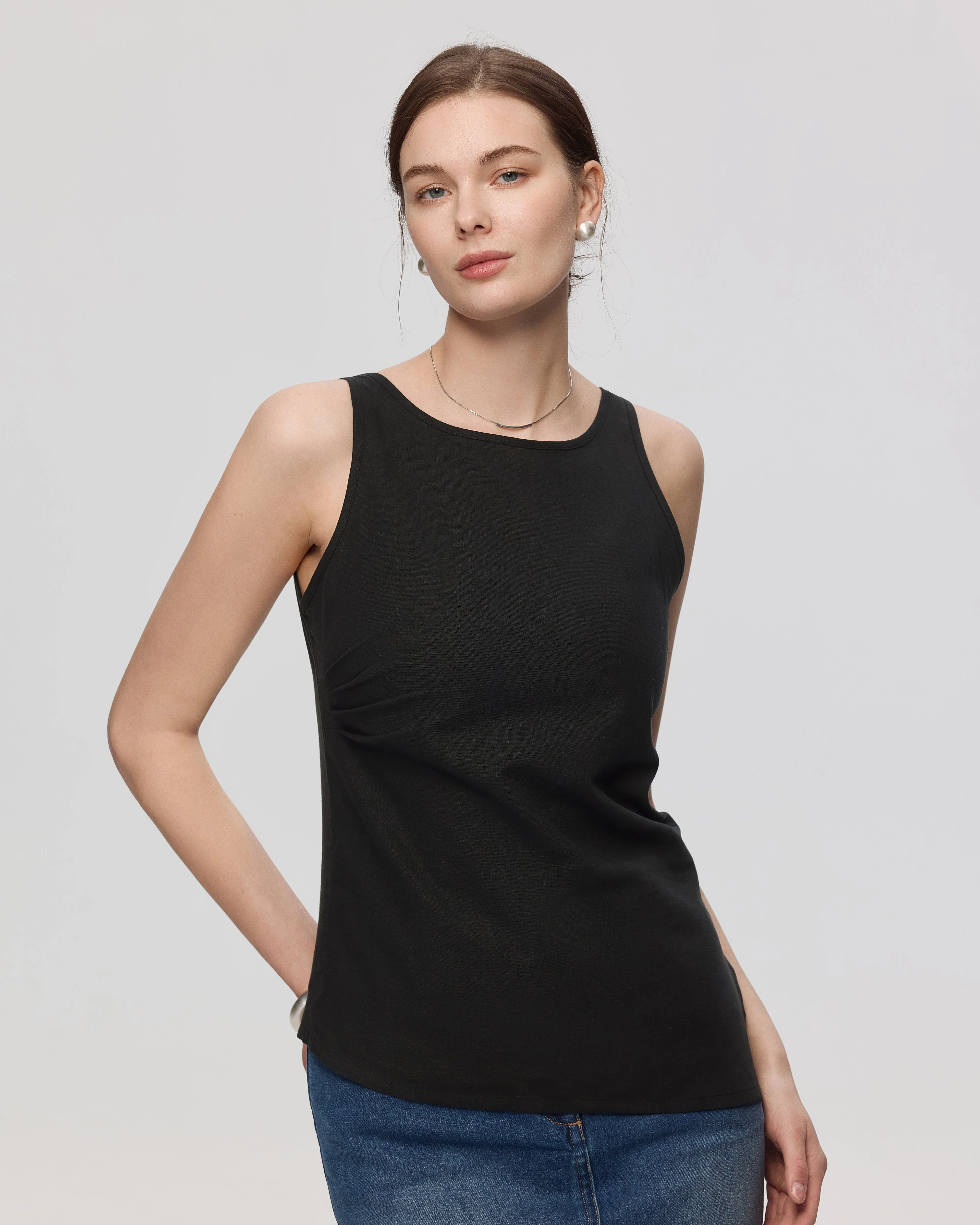 Sienna Pleated Tank - Image 3