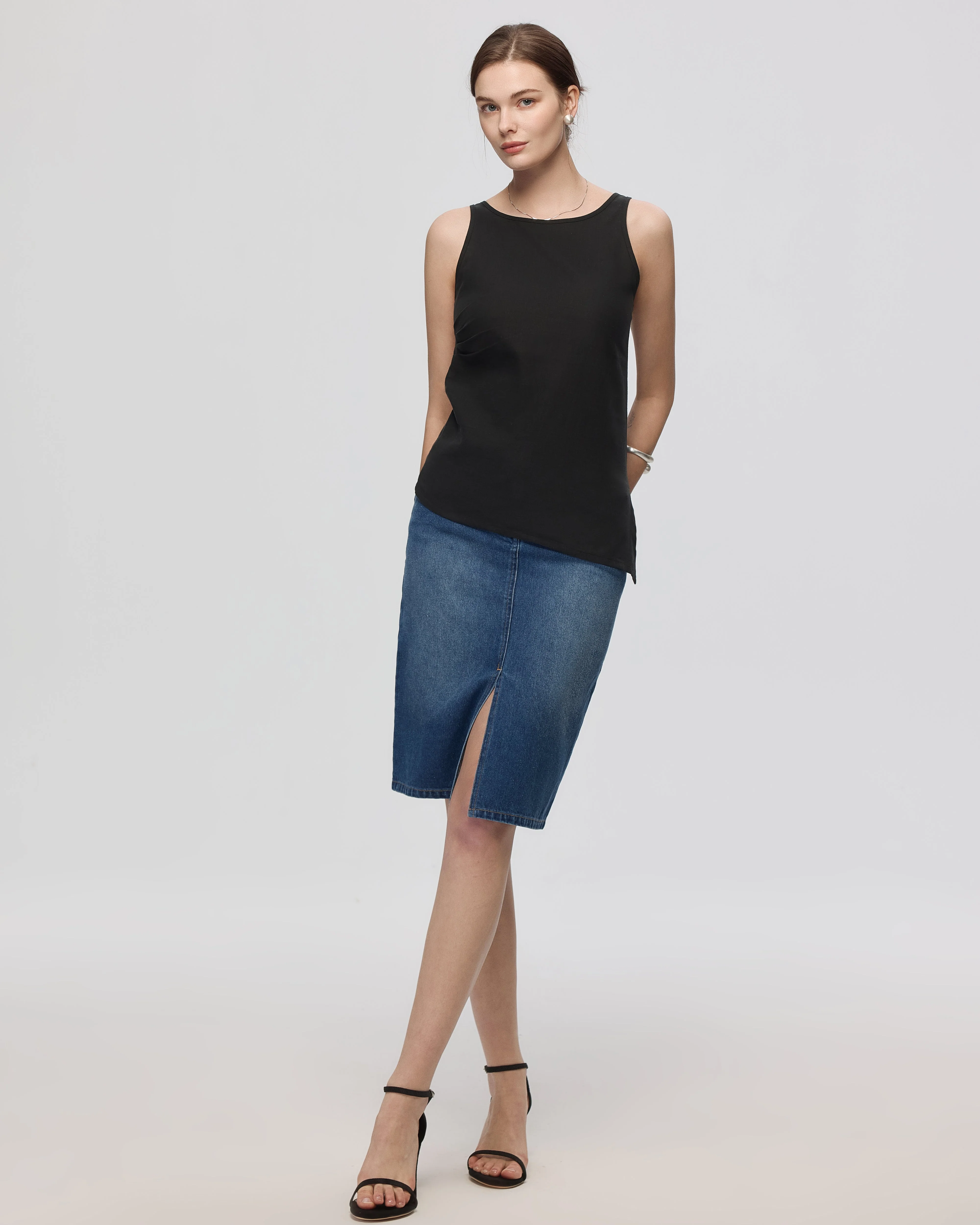 Sienna Pleated Tank - Image 4