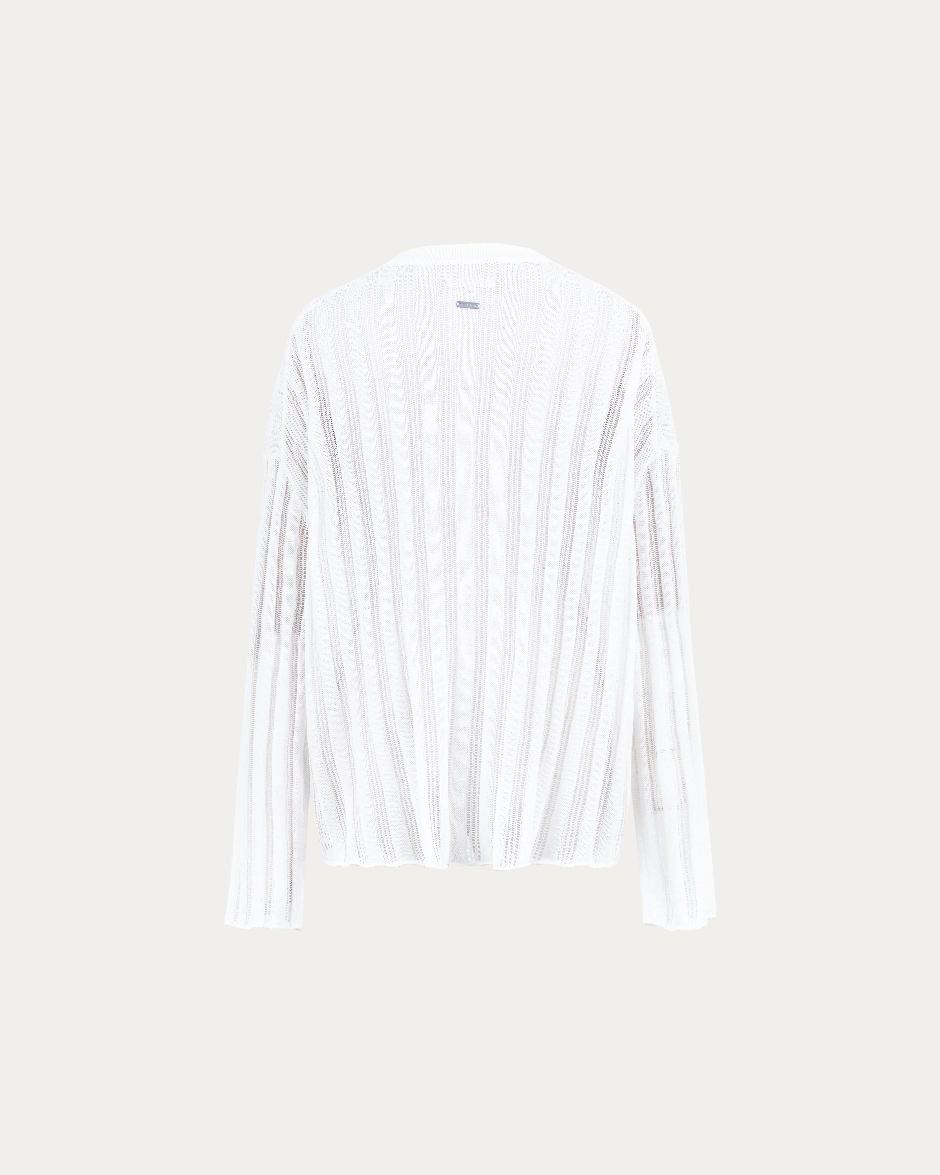 Sumire Open Knit Striped Cardigan - Image 9